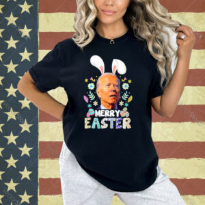 Womens Funny Joe Biden Merry Valentine Confused Easter Day V-Neck T-Shirt