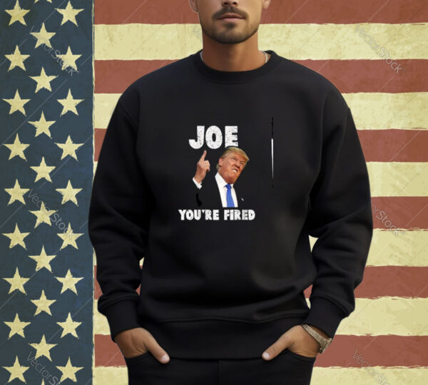 Womens Joe You're Fired Anti-Biden Election Tee Funny V-Neck T-Shirt