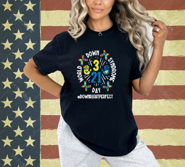 World Down Syndrome Day 321 Awareness Support Men Women Kids T-Shirt