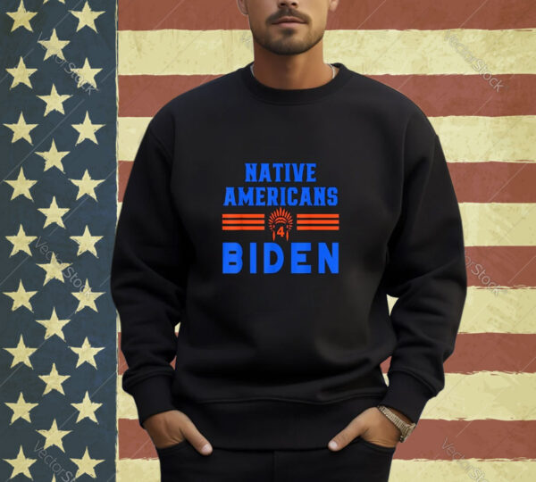 native americans for biden president Indigenous for biden T-Shirt