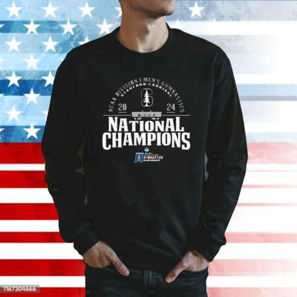 Stanford Cardinal 2024 NCAA Men’s Gymnastics National Champions t-shirt