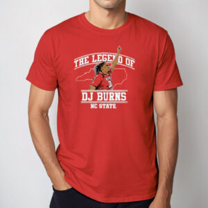 NC State Basketball: The Legend Of DJ Burns - NIL Licensed T Shirt