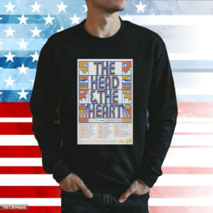 Poster The Head & The Heart Show Summer 2024 t-shirt