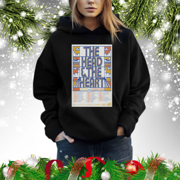 Poster The Head & The Heart Show Summer 2024 t-shirt