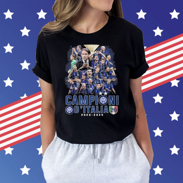 Inter Milan Campioni D’Italia 2023-2024 t-shirt