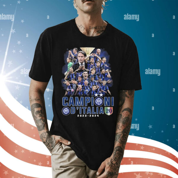 Inter Milan Campioni D’Italia 2023-2024 t-shirt