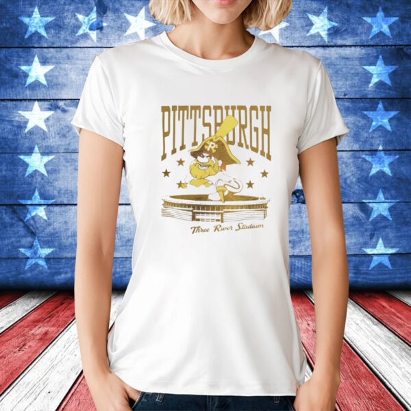 Official Pittsburgh Pirates Three River Stadium Shirt