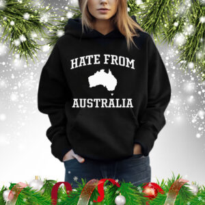 Tom Segura Wearing Hate From Australia t-shirt