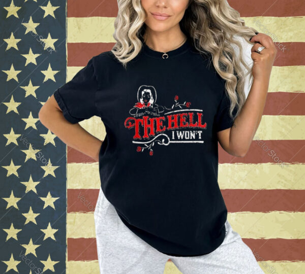 Women’s The Hell I Won’t Print V-Neck T-Shirt