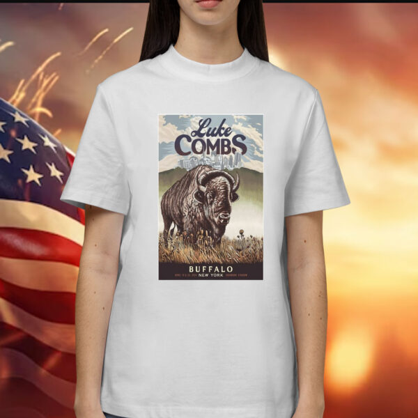 Luke Combs Highmark Stadium New York April 19-20 2024 Poster t-shirt