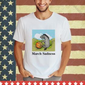 Donkey march sadness basketball shirt