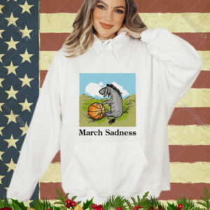 Donkey march sadness basketball shirt