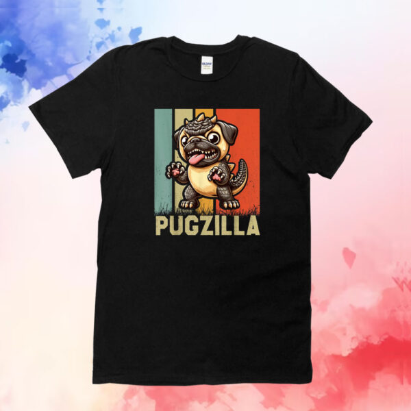 Merch Pug Owner Pugzilla Dog Lover Funny Animal Pet Breeder T-Shirts