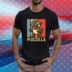Merch Pug Owner Pugzilla Dog Lover Funny Animal Pet Breeder Tee Shirt