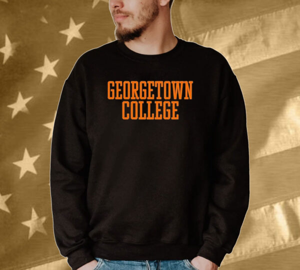 Matt Jones Wearing Georgetown College Tee Shirt