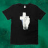 Nessa Barrett Who Is She Crucifix Distressed Tee Shirt