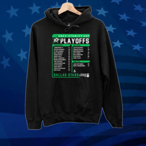 Official Dallas Stars Fanatics 2024 Playoff Roster Name Player Tee shirt