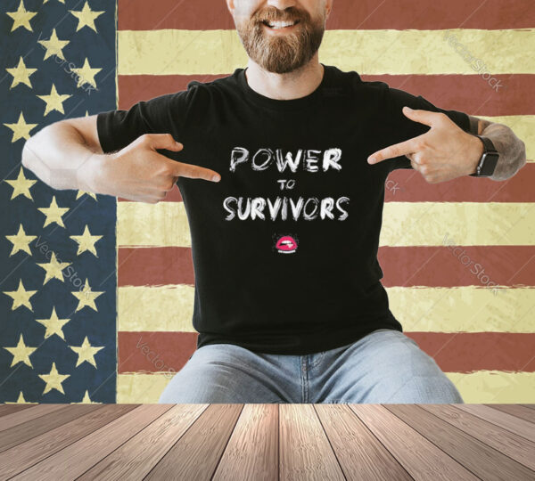 Official Eat Predators Power To Survivors Shirt