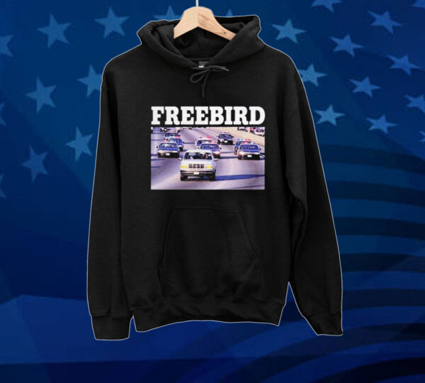 Official Freebird White Bronco Tee Shirt