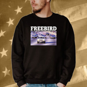 Official Freebird White Bronco Tee Shirt