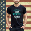 Official I Identify As 100 Astros Hater For Seattle Baseball Fans Shirt
