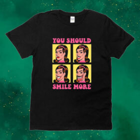 Official Katie Mansfield You Should Smile More Tee Shirt