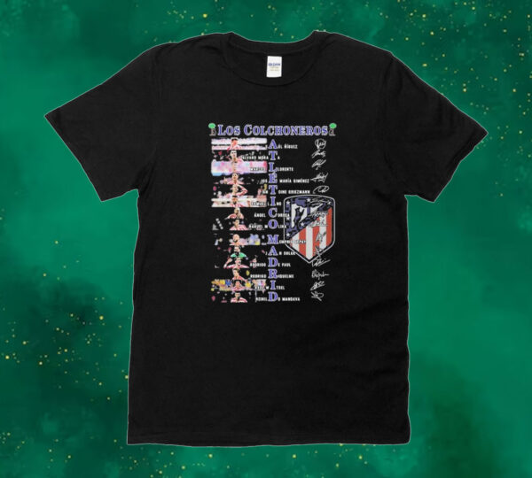 Official Los Colchoneros Atletico Madrid Tee Shirt