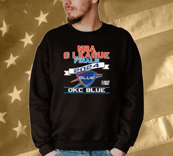 Official NBA G League Finals 2024 OKC Blue Oklahoma City Blue Logo Tee shirt