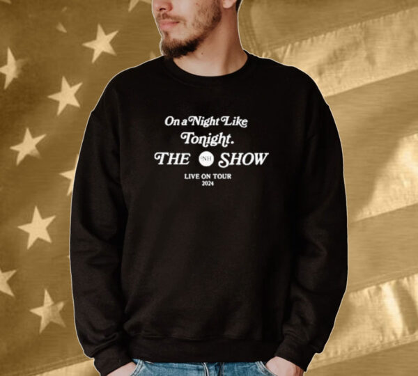 Official Niall Horan On A Night Like Tonight The Show 2024 Tee Shirt