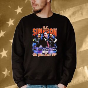 Official O.j. Simpson The Glove Don’t Fit Tee Shirt