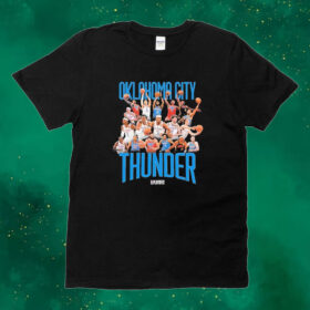 Official Okc Thunder 2024 Playoff Roster Tee shirt