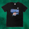 Official Oklahoma City Thunder 2024 Northwest Division Champions Locker Room Tee Shirt