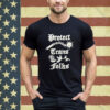 Official Protect Trans Folks Thorn Mace And Rose shirt