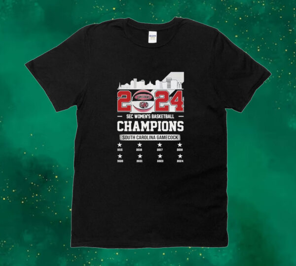 Official Sec Women’s Basketball Champions South Carolina Gamecock City Of Champion Championship Years shirt