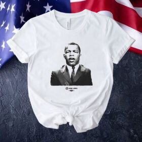 Official The Democrats Store John Lewis Good Trouble Tee Shirt