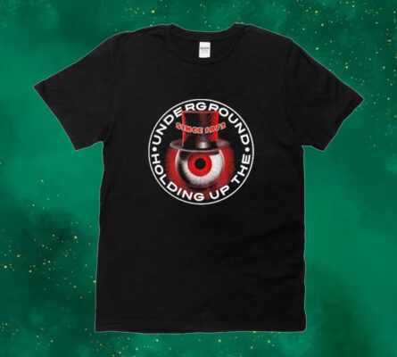 Official The Residents Red Eyeball Holding Up The Underground Tee Shirt