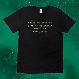 Official Tyler The Creator Live At Coachella Indio Ca April 13 20 Tee Shirt