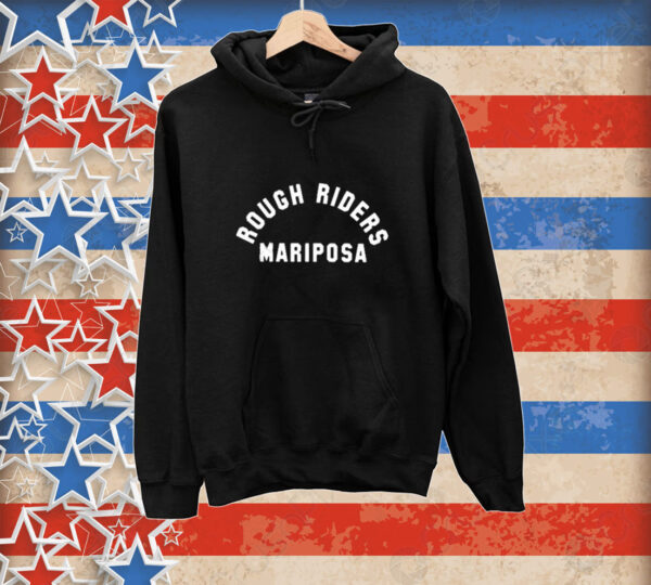 Official Ufl Brahmas R0bert Barnes Wearing Rough Riders Mariposa Tee Shirt