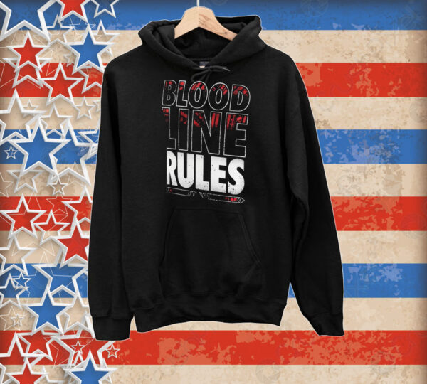 Official Wrestlemania 40 Bloodline Rules Tee Shirt