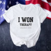 Official l I Won Therapy Champion Of Hearing Sorry I Can’t Help You Tee Shirt