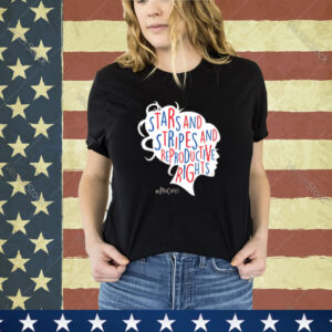 Pro Choice AF Reproductive Rights Messy Bun US Flag 4th july T-Shirt