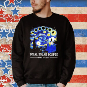 Snoopy and Woodstock total solar eclipse 2024 Tee Shirt