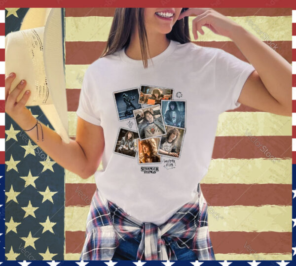 Stranger Things 4 Eddie Munson Scrapbook Photos Shirt