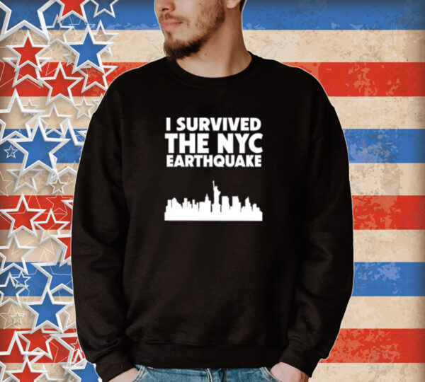 Thevulgarchef I Survived The Nyc Earthquake 2024 Tee Shirt