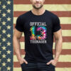 Tie Dye Official Teenager 13th Birthday Shirt For Girls Boys Shirt