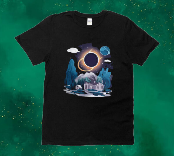 Total Solar Eclipse 2024 Shirt, Lunar Astronomy, Solar Eclipse Souvenir, April 8, 2024 Tee shirt