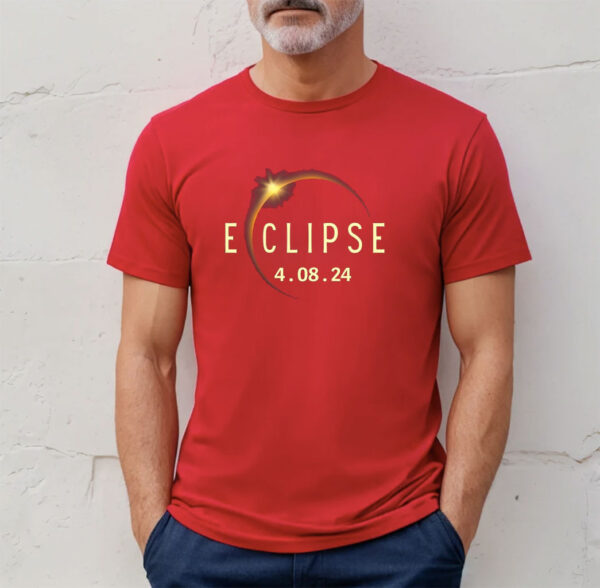 Total Solar Eclipse 2024 T-Shirt, April 8 2024 Shirt, Solar Eclipse Twice In A Lifetime 2024 Tee Shirt