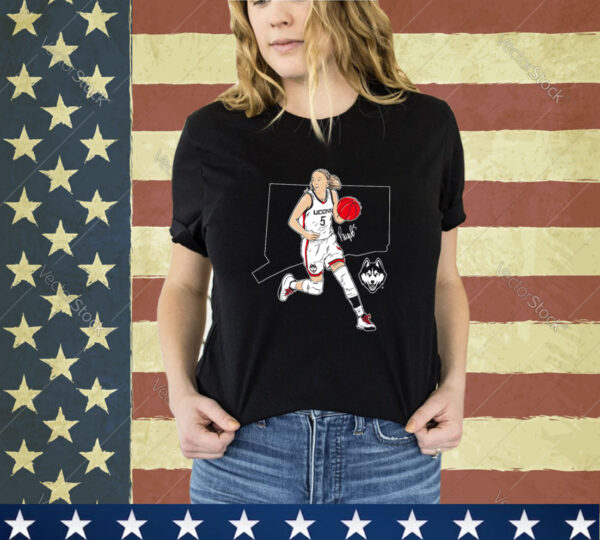 UConn Basketball Paige Bueckers Super Star Pose – Licensed Shirt