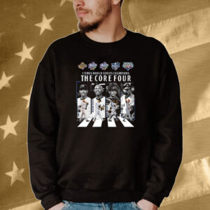 Yankees 5 Times World Series Champions The Core Four Tee Shirt
