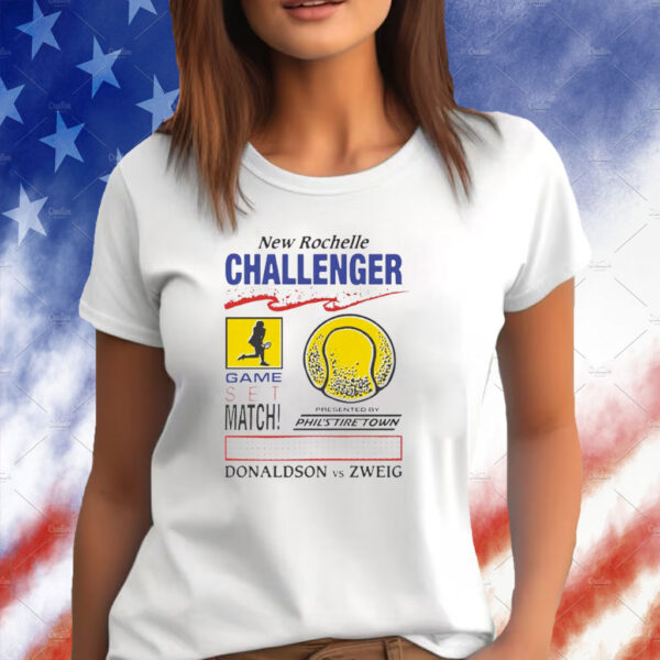 New Rochelle Challenger Game Set Match T-Shirt